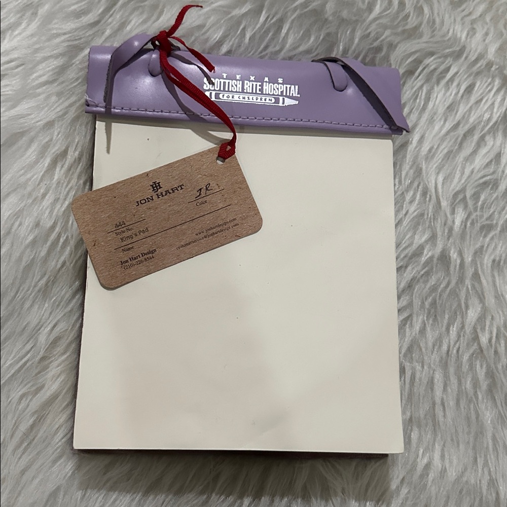 Jon Hart King’s Pad purple leather office desk writing pad new